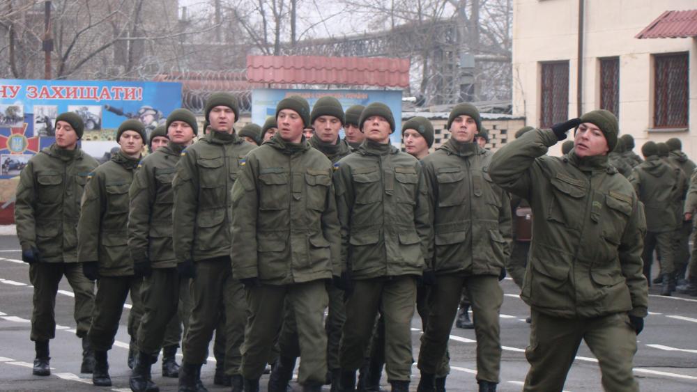 Одесские Нацгвардейцы готовятся к отбытию в АТО