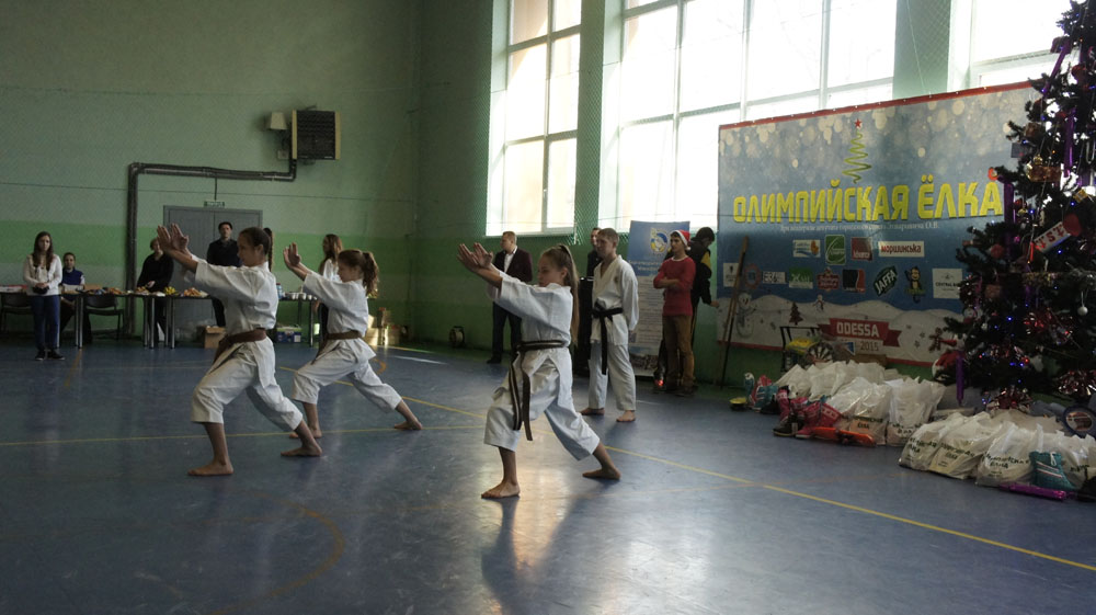В Академии спорта прошла Олимпийская елка