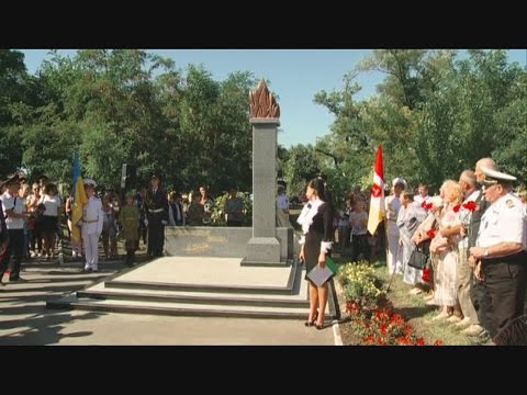 Открыт монумент "Партизанская слава"